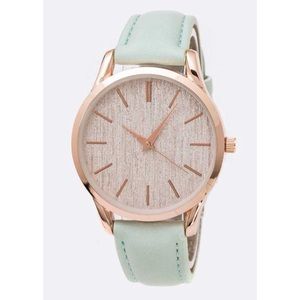 Mint 💚Gold Rush Metallic Dial Watch